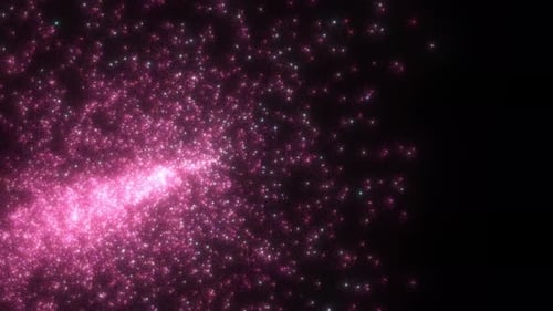 Magic Purple Particles Background