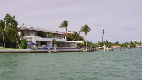 Houses on the waterfront
