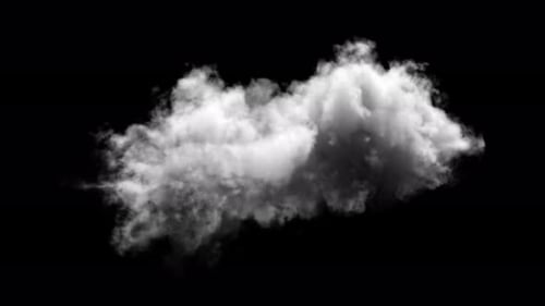3D Cloud isoliert