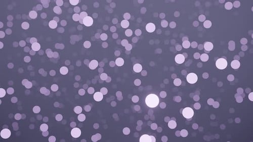Abstract Floating Bokeh Particles Background in Lavender