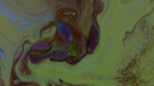 Abstract Colorful Swirls of Fluid Art Background