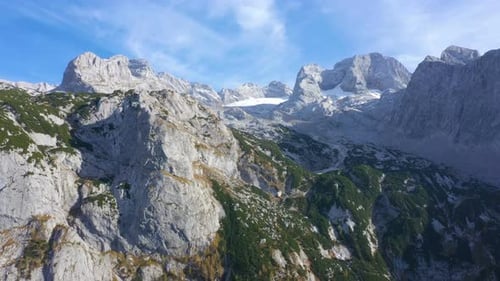 Aerial View Of Mountains Summits