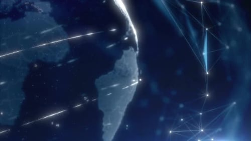 Blue Proection Globe Structure