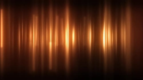 Warme goldene Streifenschleife