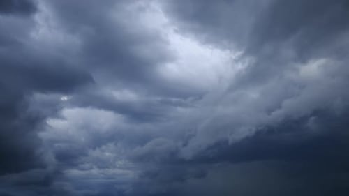 Dark Ominous Storm Clouds Time Lapse