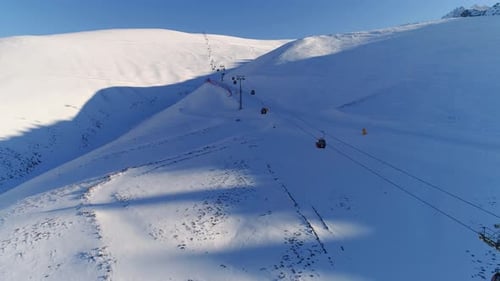 Ski Lift Aerial