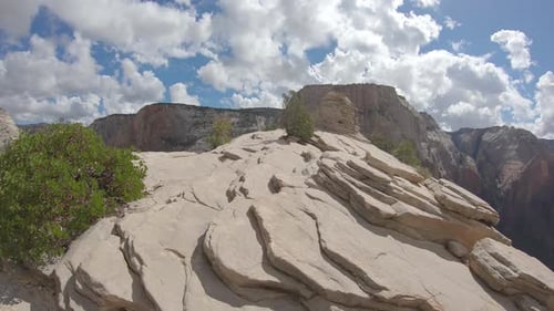 On the top of one of the most dangerous hikes in USA - Angels Landing at Zion NP