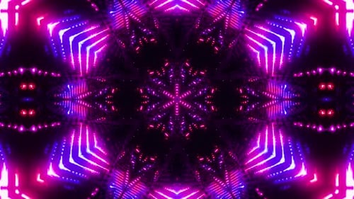 Red Blue Neon Motion Background Vj Loop