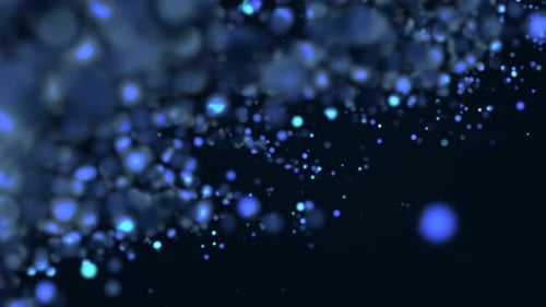 Abstrakte DNA-Doppelhelix mit rotierender Tiefen