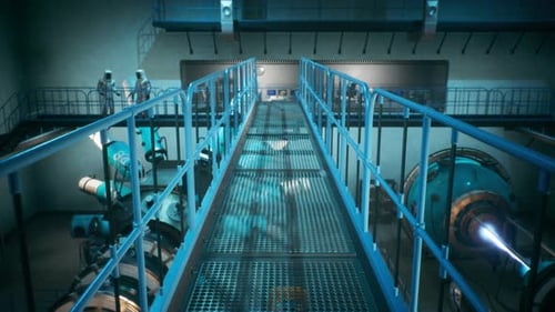 Futuristic Science Laboratory Walkthrough Animation