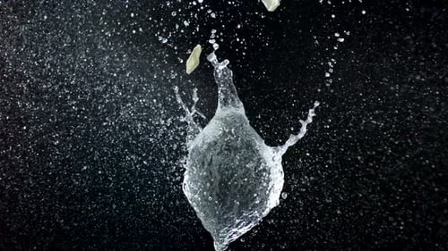 Water Balloon Explodes in Dramatic Slow Motion