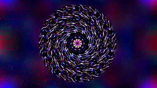 Dynamic Colorful Light Streaks Swirling Vortex Background