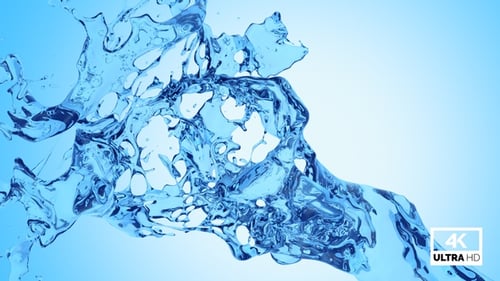 Splash Of Blue Water V3