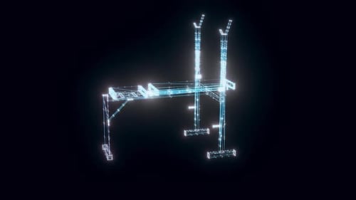Bench Press Hologram Rotating Hd