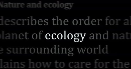 Headline news titles media with Ecology and environment seamless looped