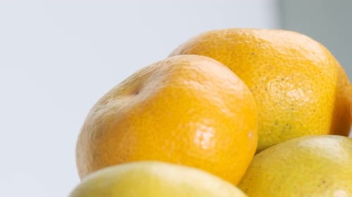 Vibrant Tangerines Close-Up