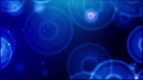 Background Motion Graphics Animated Background Blue Rings