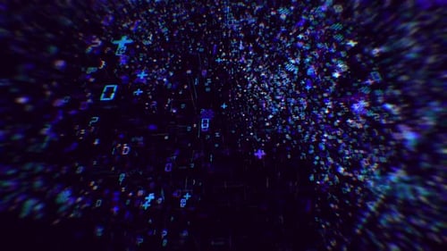 Digital Abstract Background Loop