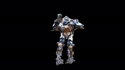 107 Robot bailando 4K