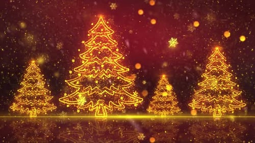 Christmas Trees Background 7