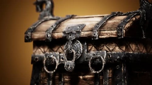 Mysterious Treasure Chest Opens to Reveal Glowing Light