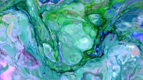 Abstract Paint Colours Diffusion