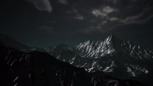 Storm Cloud Over Dolomites