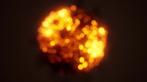 Abstract Background with Moving and Flicker Particles