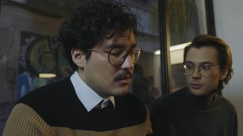 Bsinessmen Conversation in Cafe. Guys Having Talking About Work Together