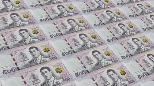 Thailand Money / 500 Thai Baht 4K