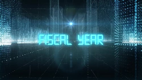 Skyscrapers Digital City Tech Word Fiscal Year