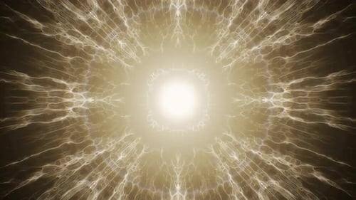 Foggy Spiritual Lightning Streak Background 4K Loop 02