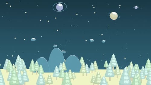 Cartoon trees, cartoon style forest, cartoon style.