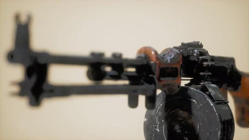 sowjetisches Maschinengewehr. Waffen der Armee der UdSSR