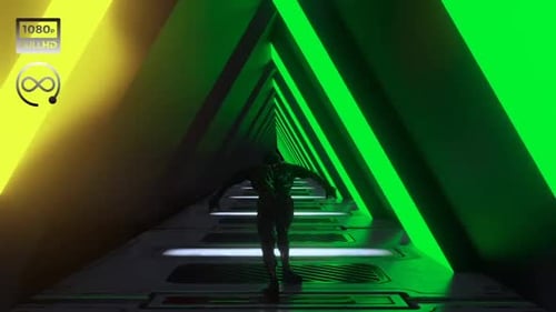 Sci-Fi Corridor Running II