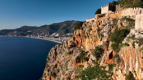 Alanya Castle Alanya Kalesi Aerial View