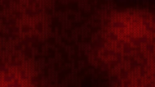 Abstract Red Concentric Circles Geometric Pattern Loop Background