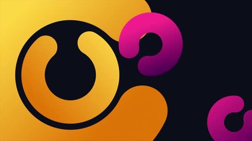 Fluid Organic Gradient Shape Motion Graphics Transition