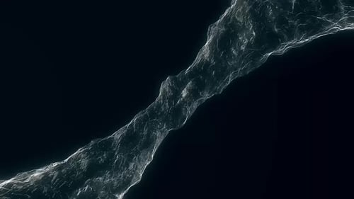 Fließendes flüssiges Wasser dreht sich zu einem Whirlpool oder einem Tornado