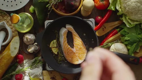 Seasoning Salmon