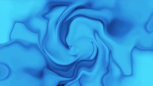 Abstract Blue Fluid Swirl Looping Background Animation