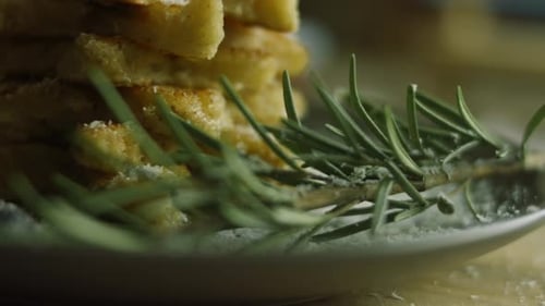 French Toast Christmas Tree Holiday Atmosphere
