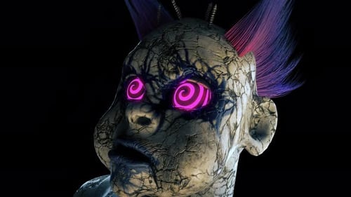 Muñeca punk abandonada VJ Loop