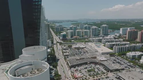 Modern Architecture Skyscrapers in Miami Beach