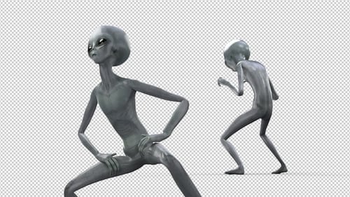Wunderschönes Alien-Twerk