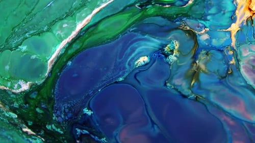 Swirling And Liquid Explosion Paint Texture