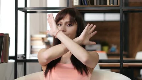 Denying, No by Cross Hands, Portrait, Indoor Office