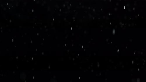 Animated Dots Falling on Black Background