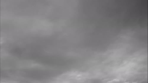 Grey rain storm clouds sky timelapse 4K