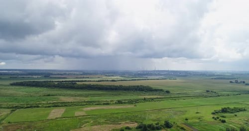 Dense Clouds, Wheat Field, Smoking Pipes